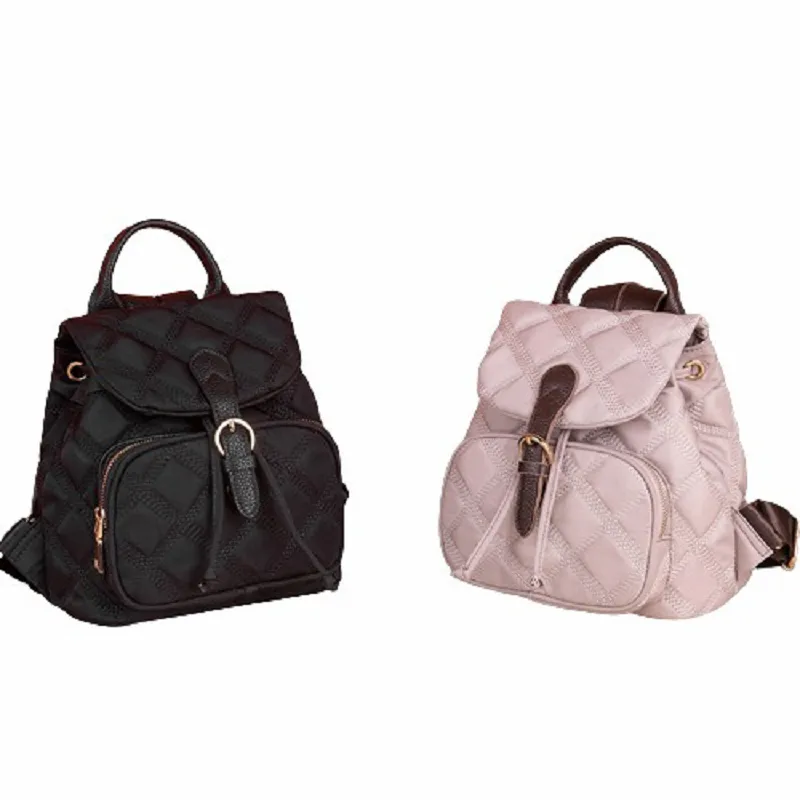 Best Hiking Pink Nylon Cloth Backpack For Women