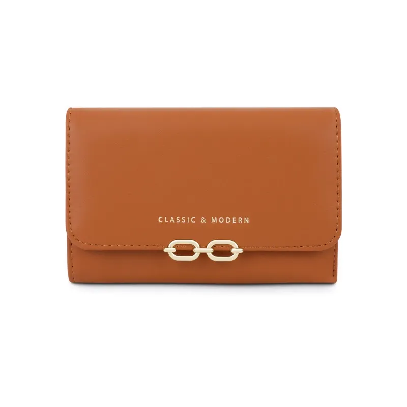 Dompet Pemegang Kartu Lipat Tiga Ultra Tipis Wanita Bermerek Terbaik